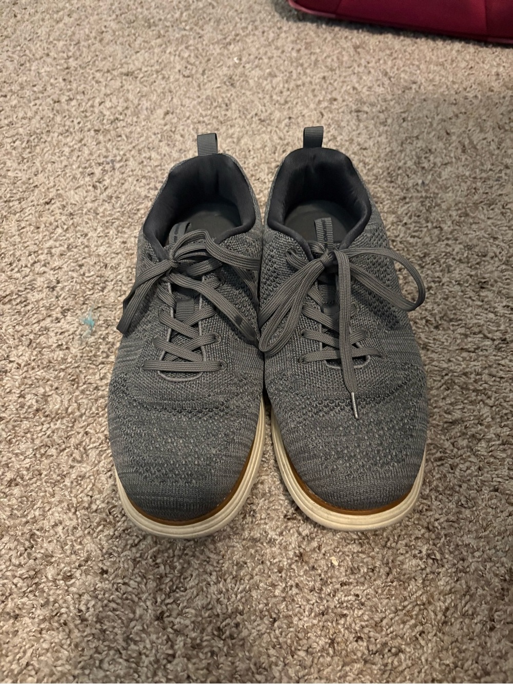 Bruno Marc Casual Knit Lace-Up Sneakers
